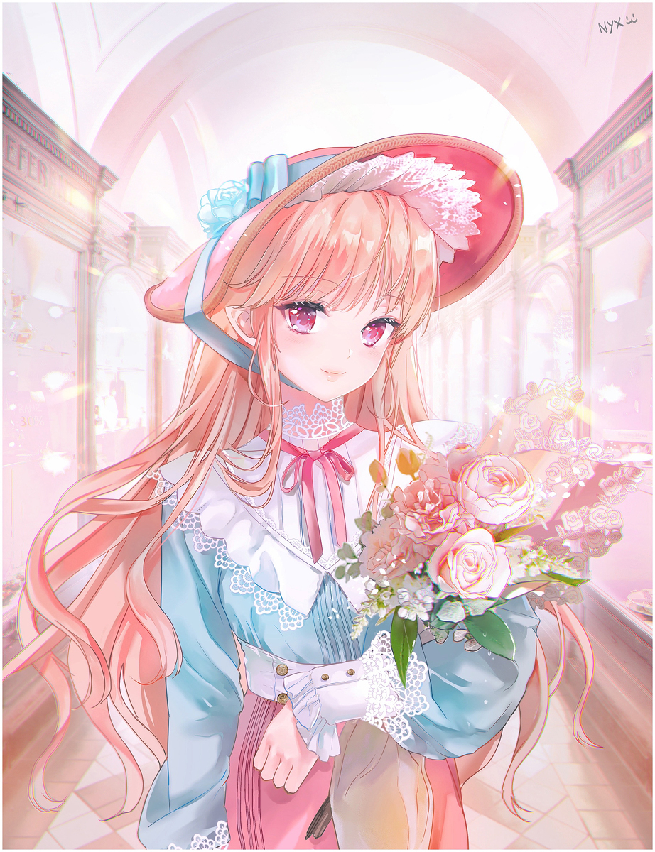 花和女孩