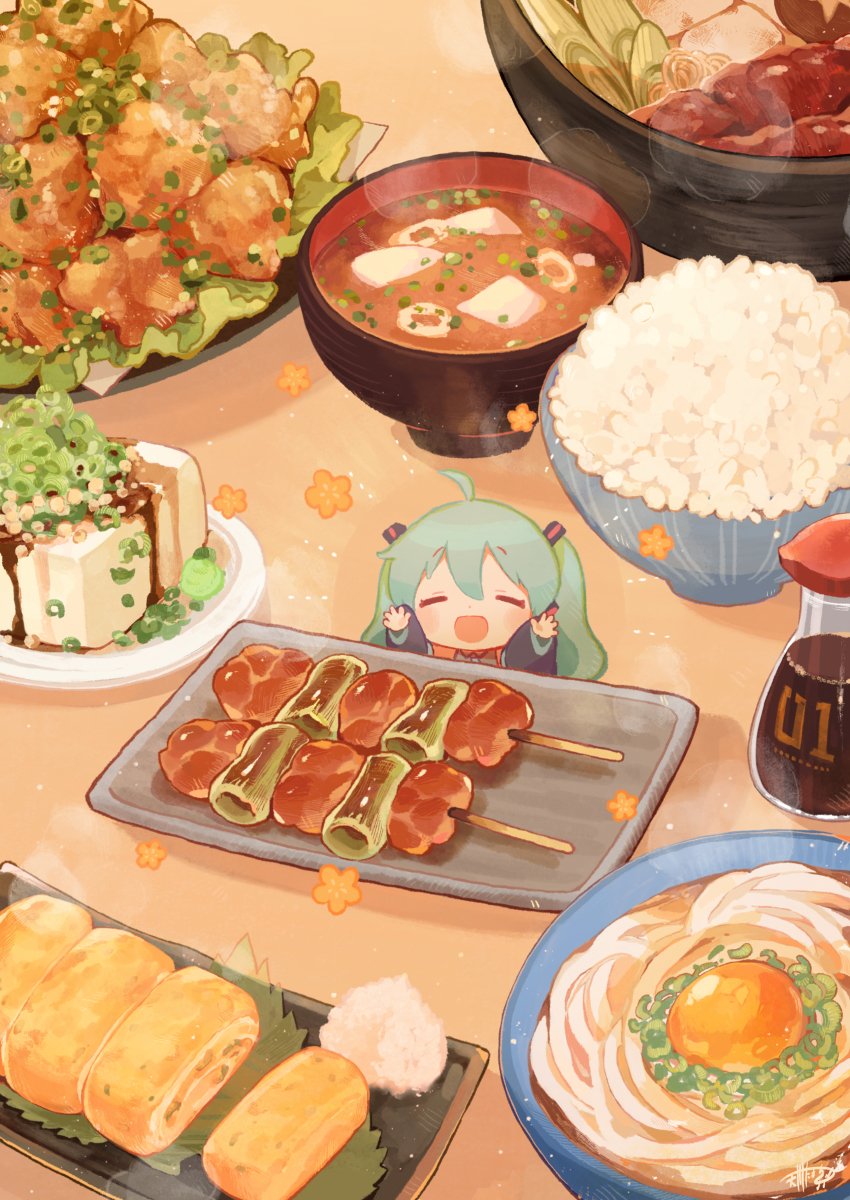 初音未来和葱饭