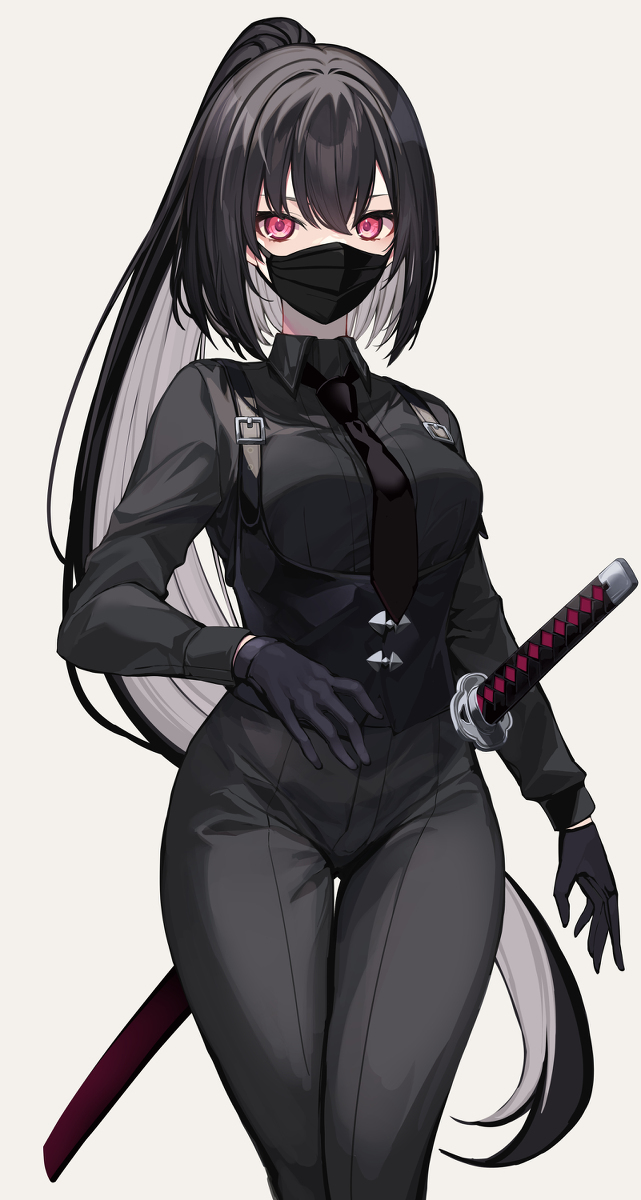 黑色