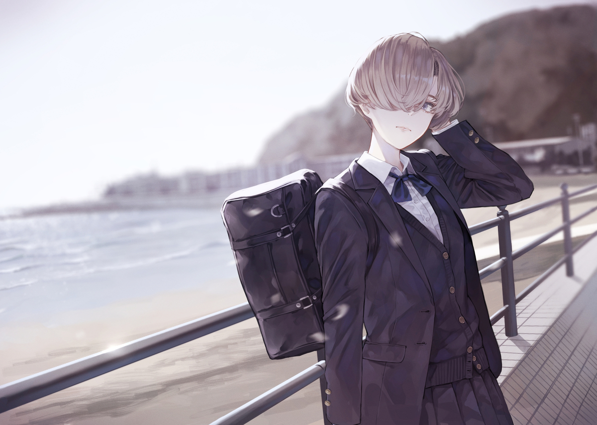 深秋的海岸