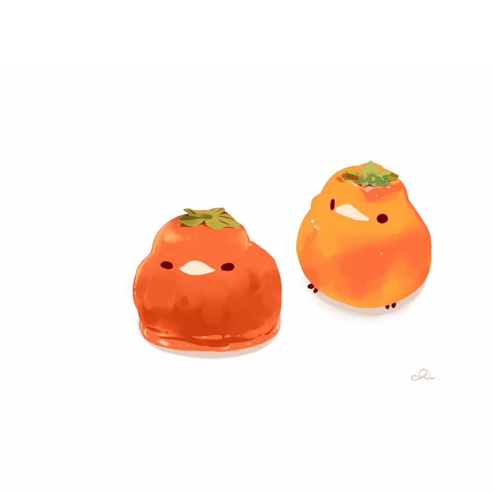 熟透柿子
