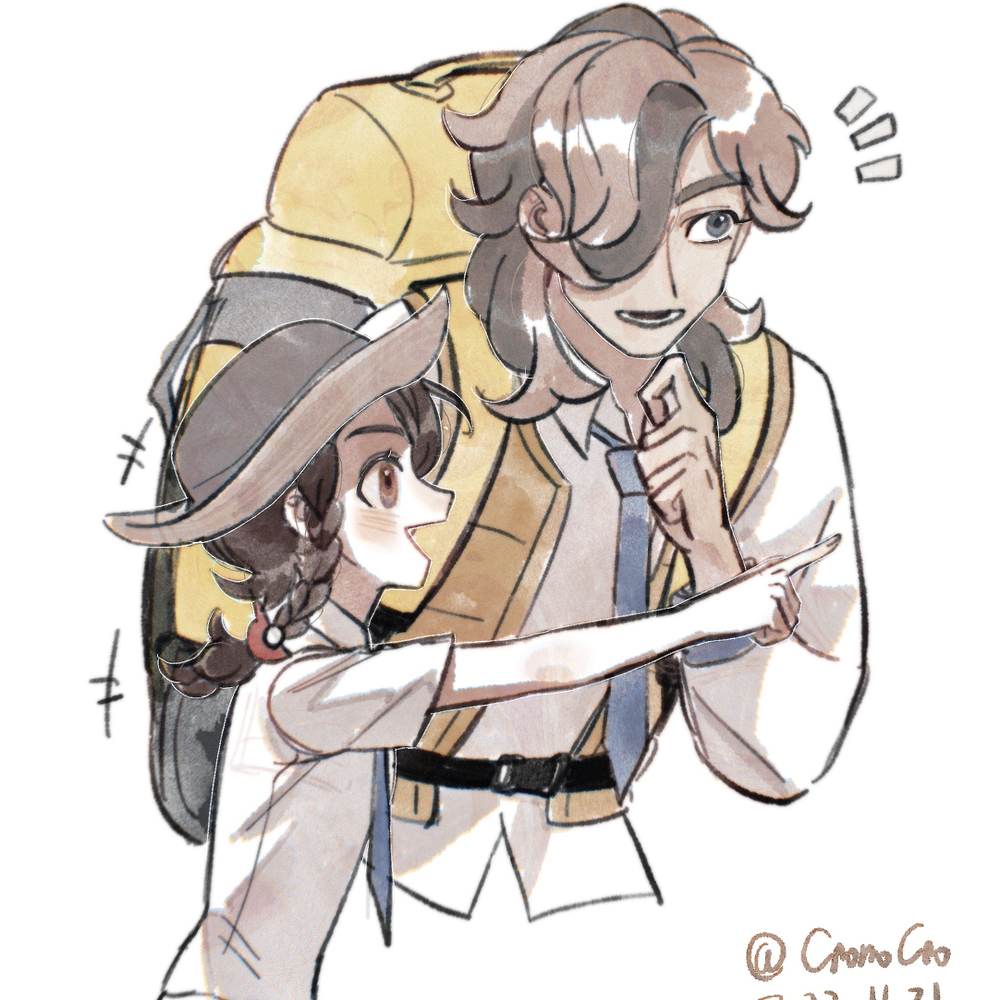 派帕小青和鸭鸭(?)