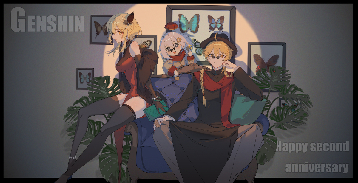 【原神】两周年的旅人和派蒙