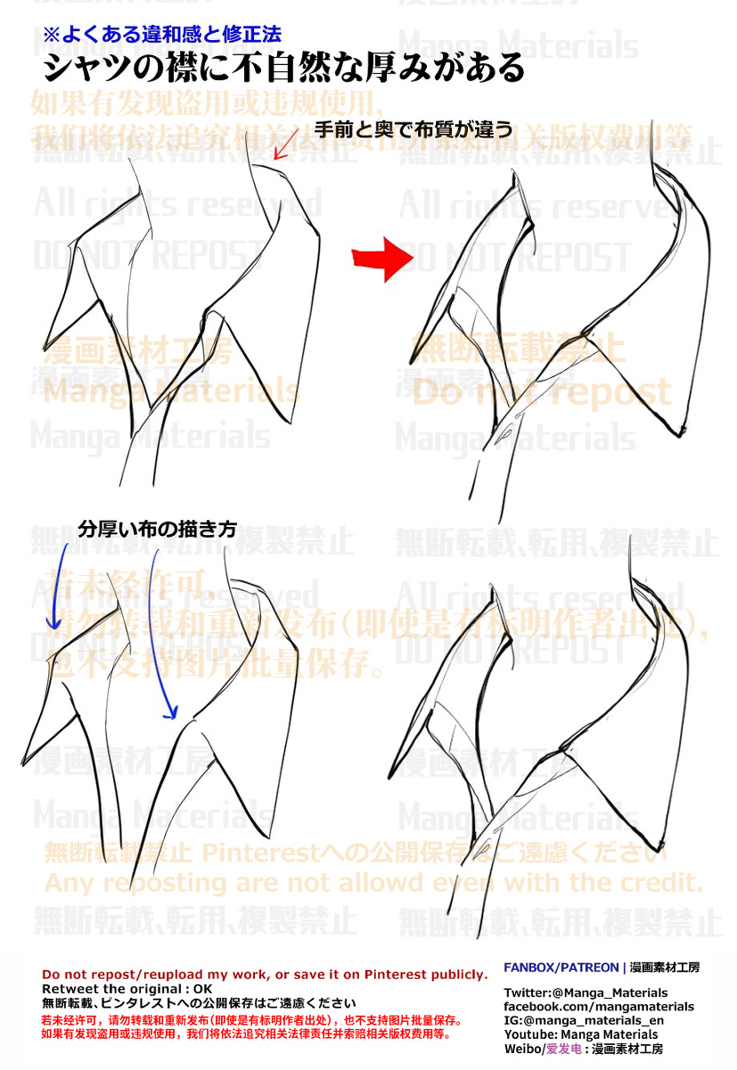 个人笔记: 衬衫衣领