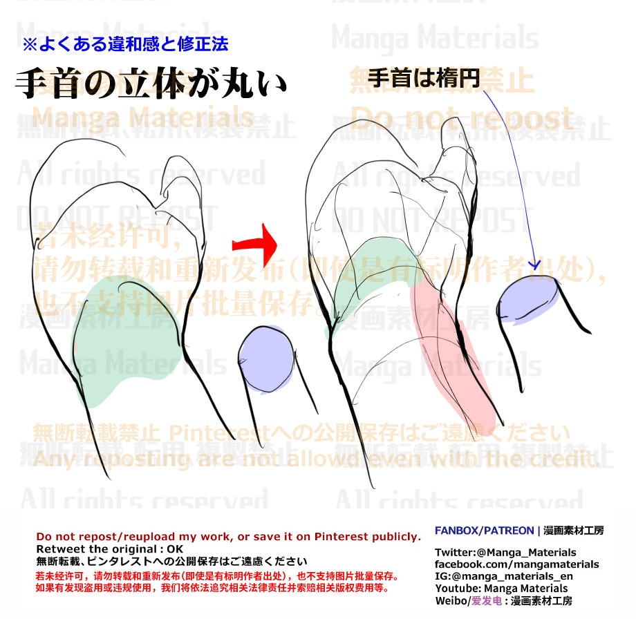 個人メモ：手首の構造