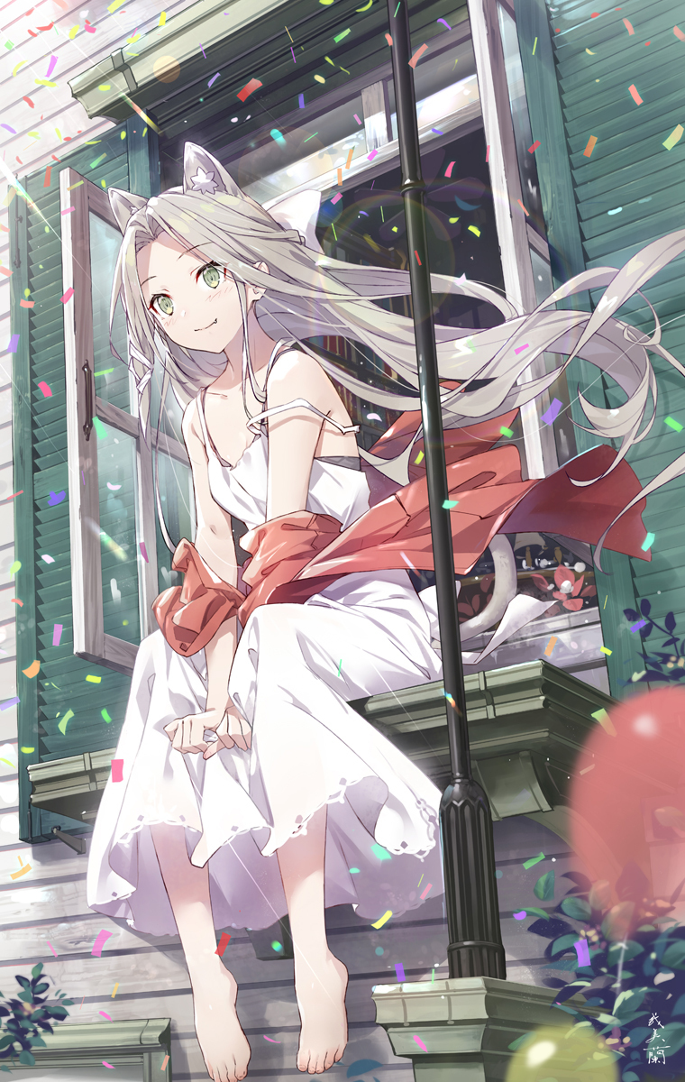 看游行的少女