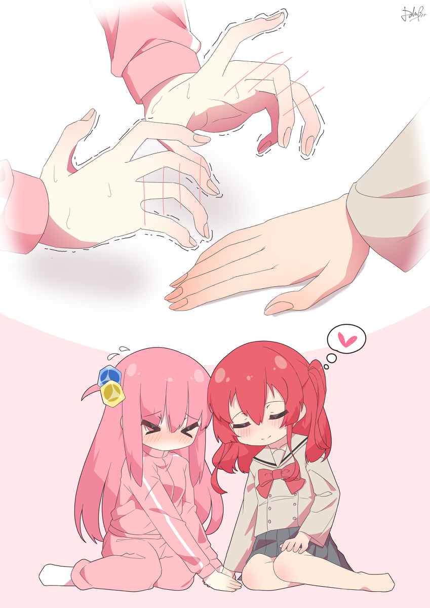 和牡丹喜多一起