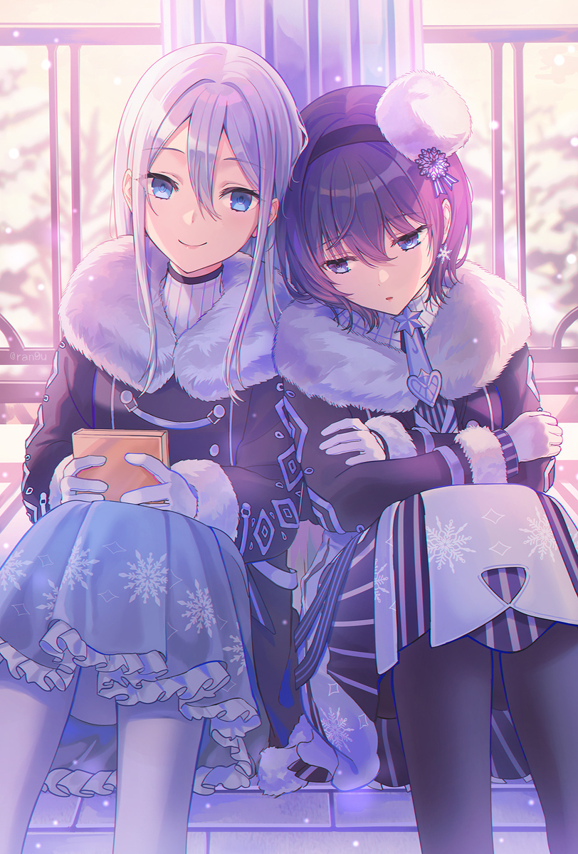 在初雪中