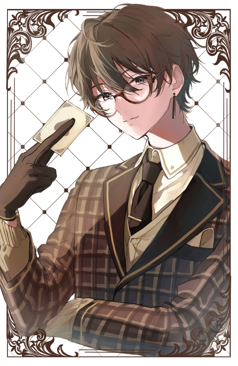 扑克牌 × 眼镜男子 (♠!)
