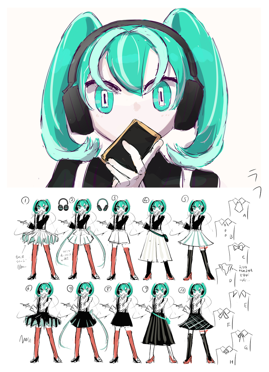 初音未来 × 索尼商店合作模式主插图