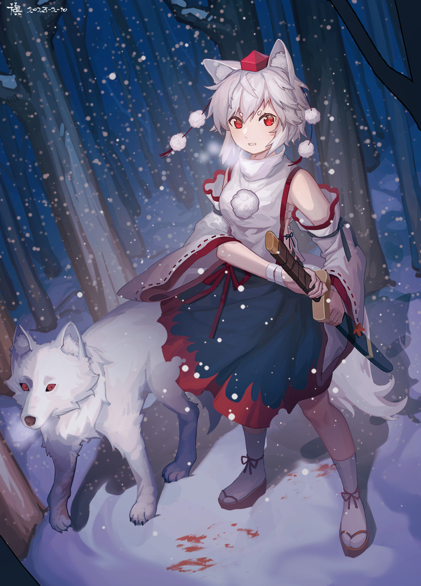 雪半夜行
