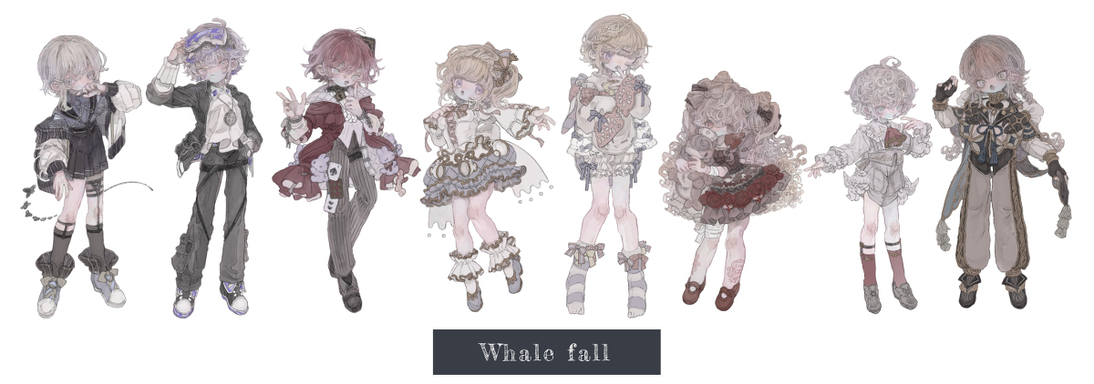 游戏【Whale fall】官方网站/PV用立绘