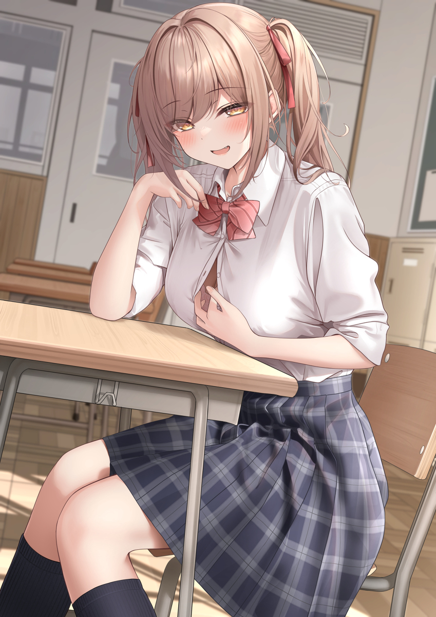 大家都回去了,现在就只有两个人了♡