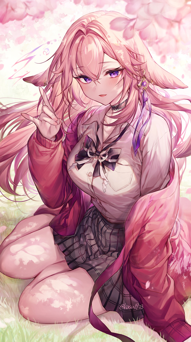 八重神子制服🌸⚡!