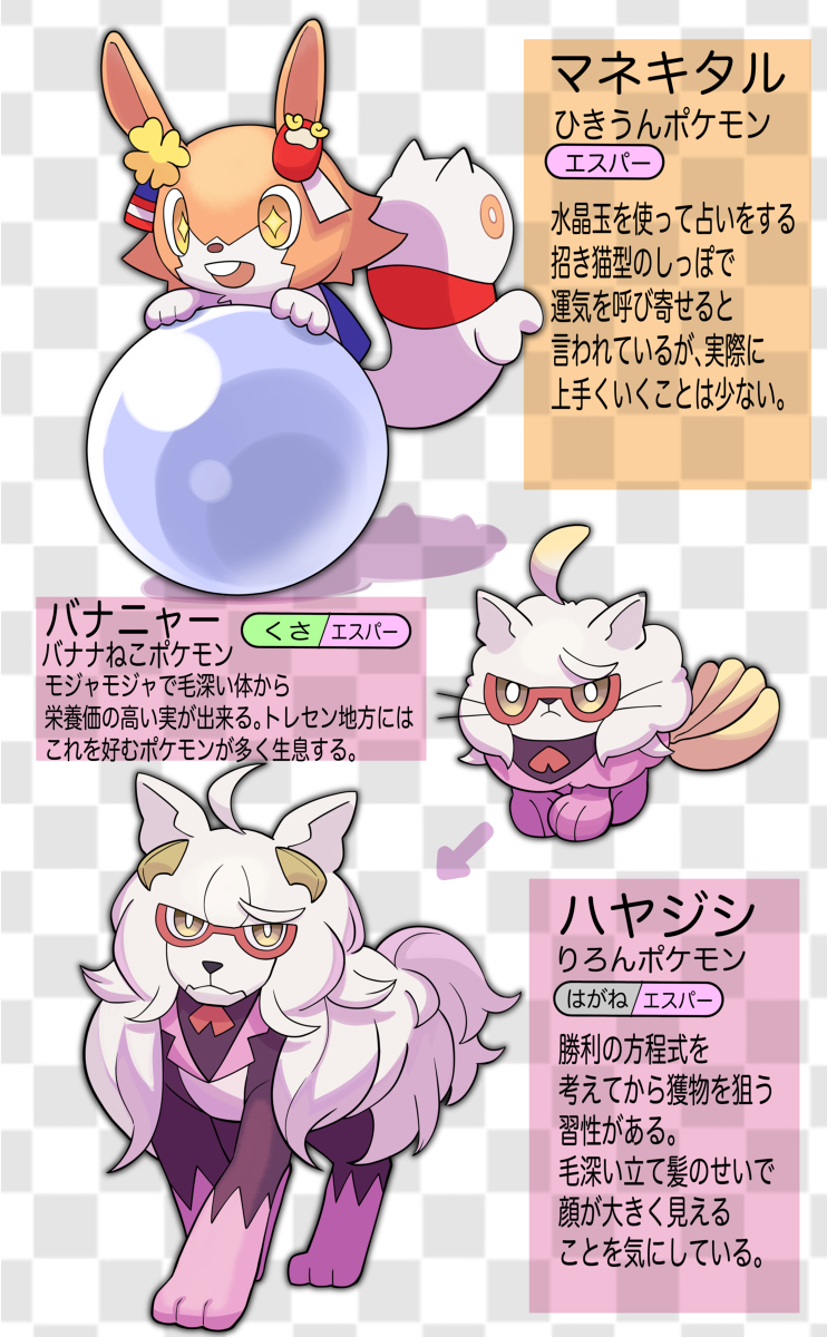 生活在特雷森地区的神奇宝贝系列
