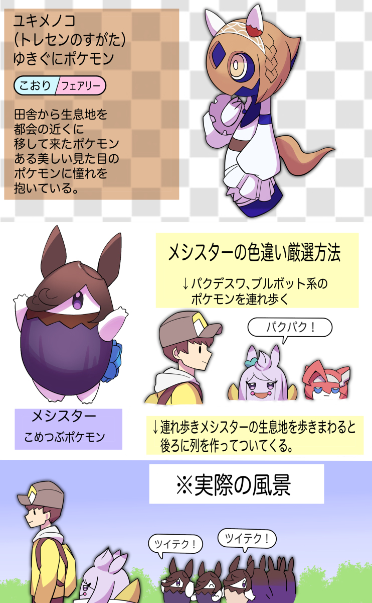 生活在特雷森地区的神奇宝贝系列
