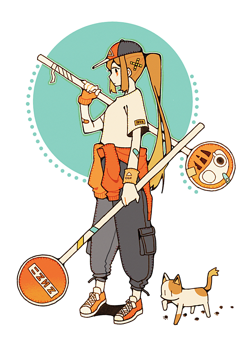 猫、标识、达摩和姐姐