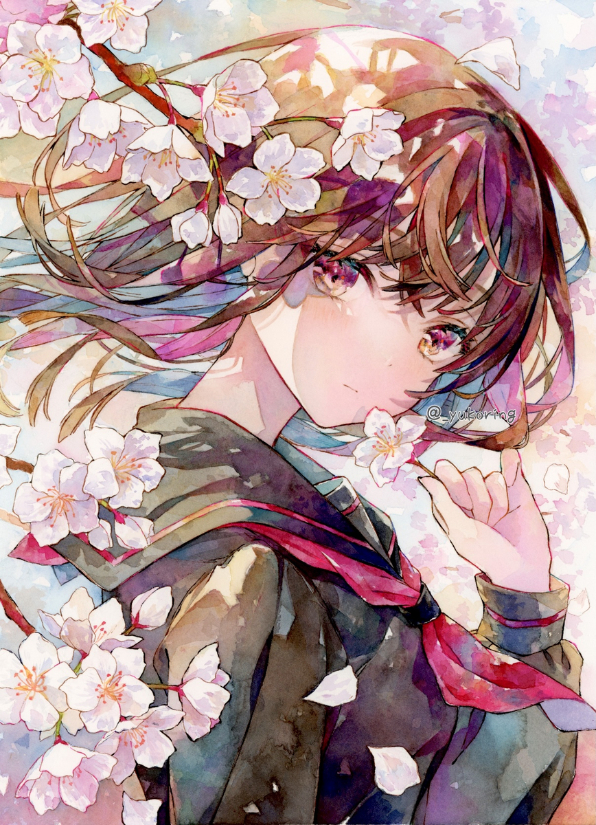透明水彩 * 樱花
