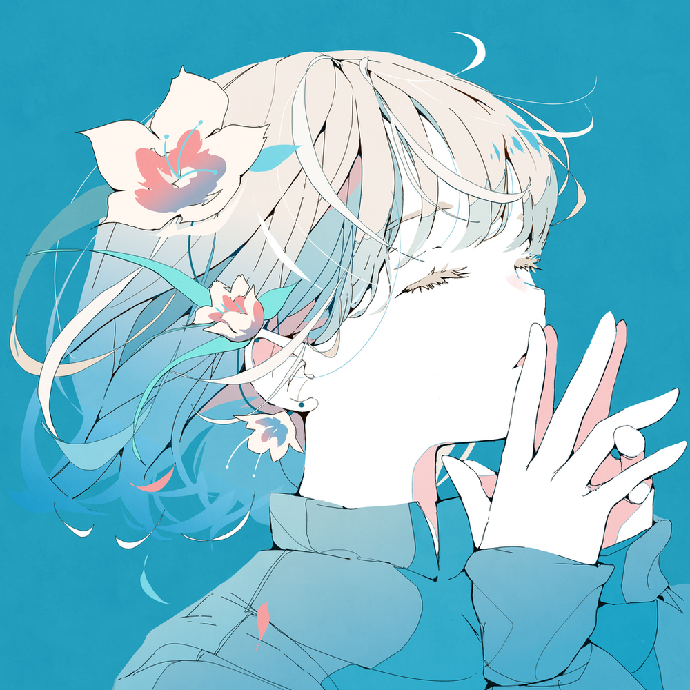 你的百合花发饰。