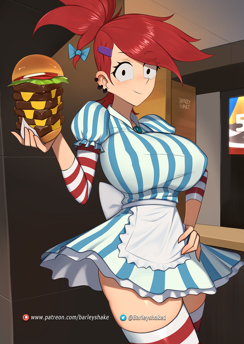 Frankie Foster cosplay as Wendys