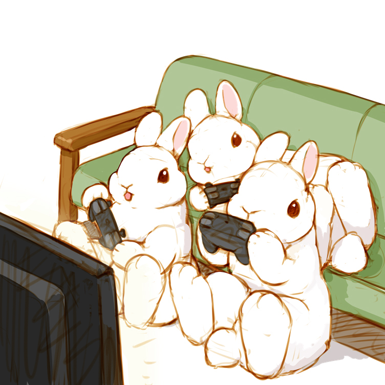 玩游戏。