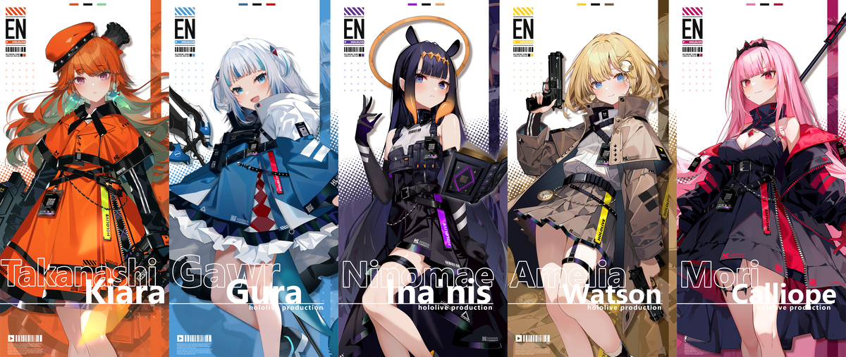 【Holo live en 1】tactical时尚系列