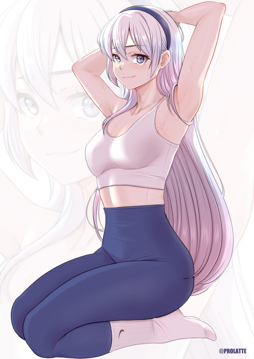 白袜物语-瑜伽服