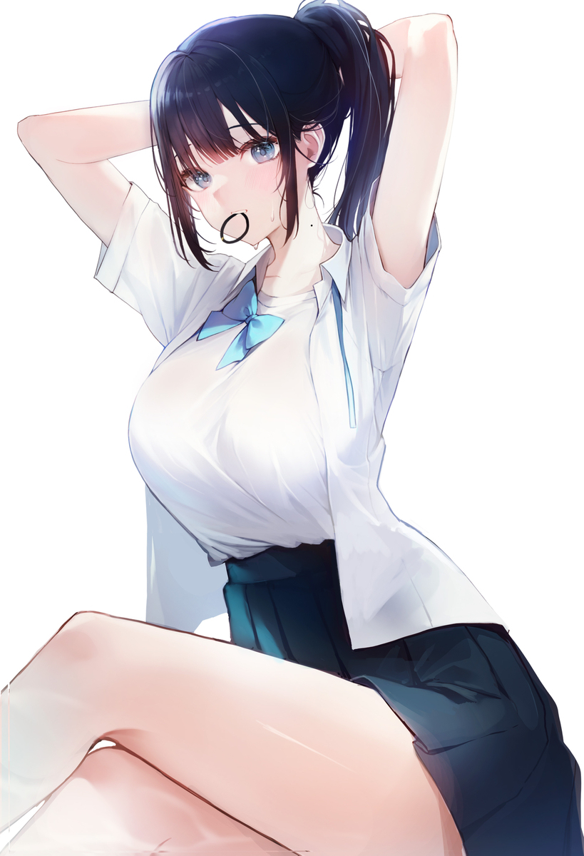 马尾辫.
