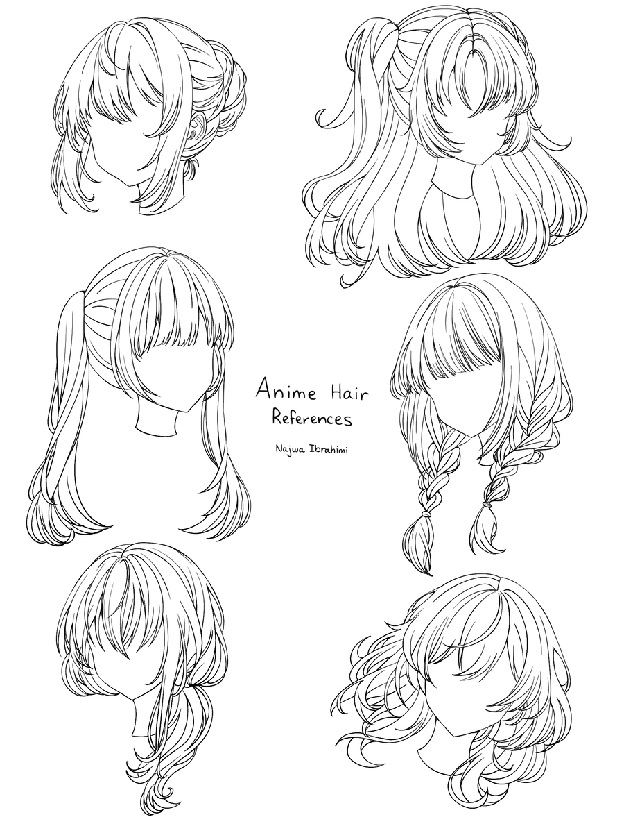 Anime Hair References (Part 2)