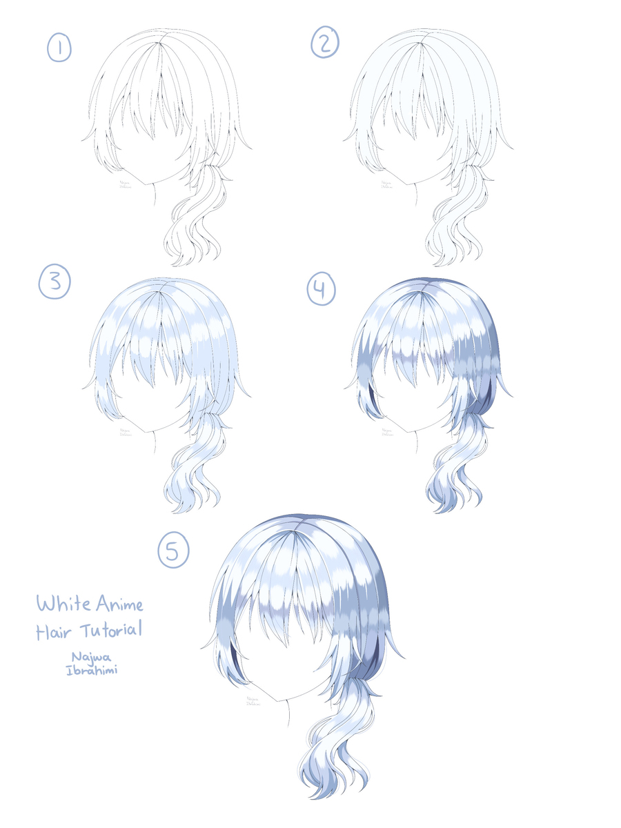 Anime Hair References (Part 2)