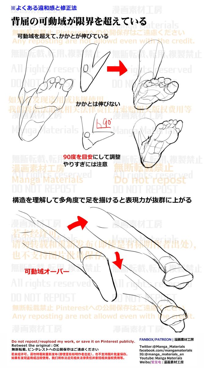個人メモ：足の背屈可動