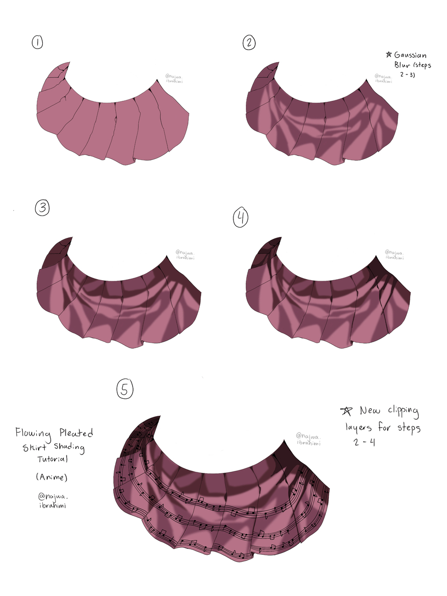 Pleated Skirt References