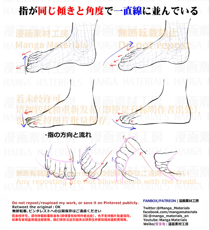個人メモ：足の指