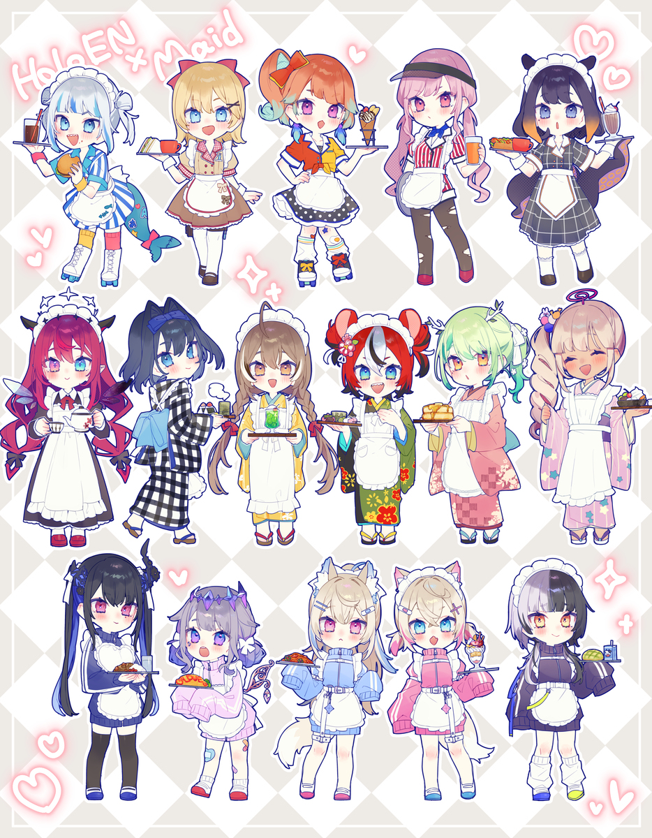 HoloEN × 女仆