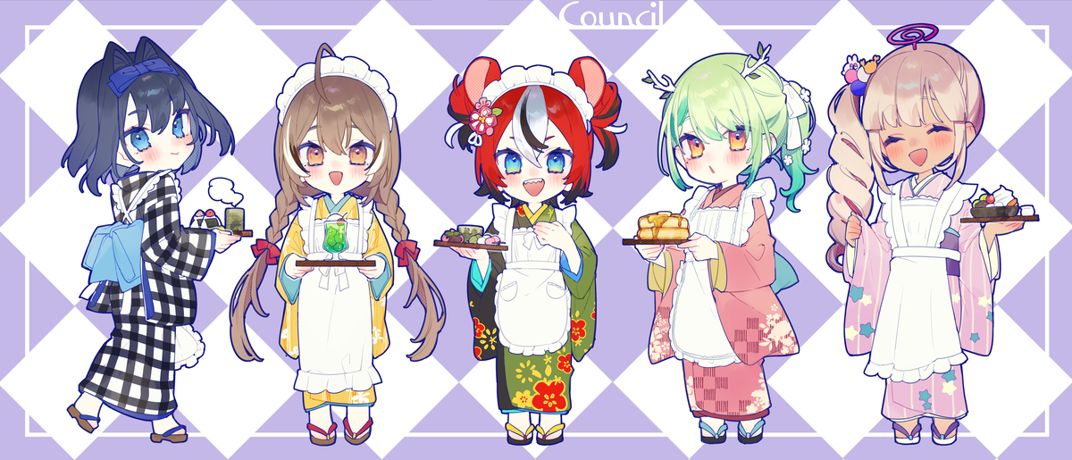 HoloEN × 女仆