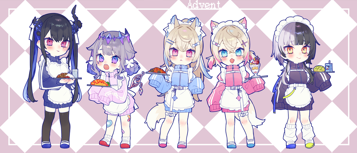 HoloEN × 女仆