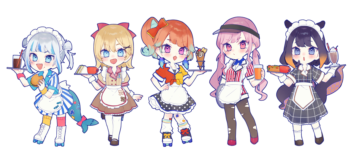 HoloEN × 女仆