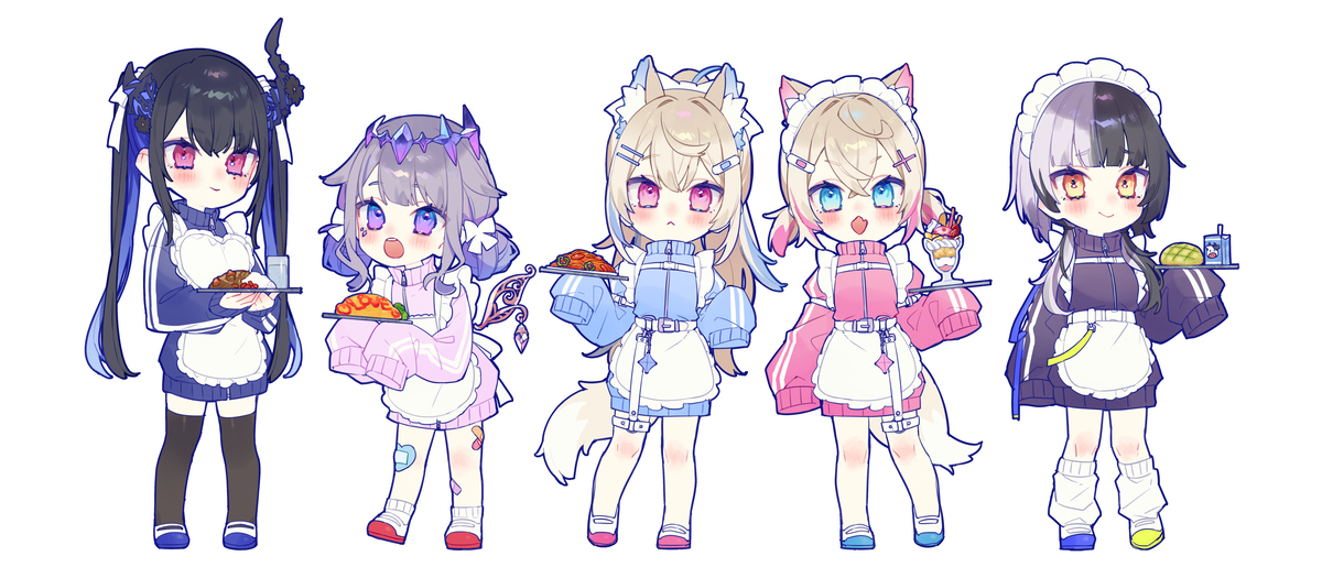 HoloEN × 女仆