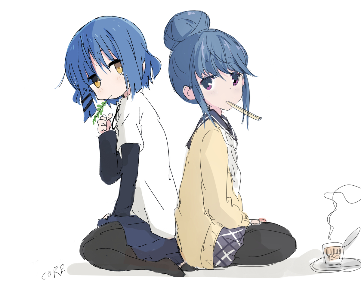 咖喱面女子与草食研究家女子