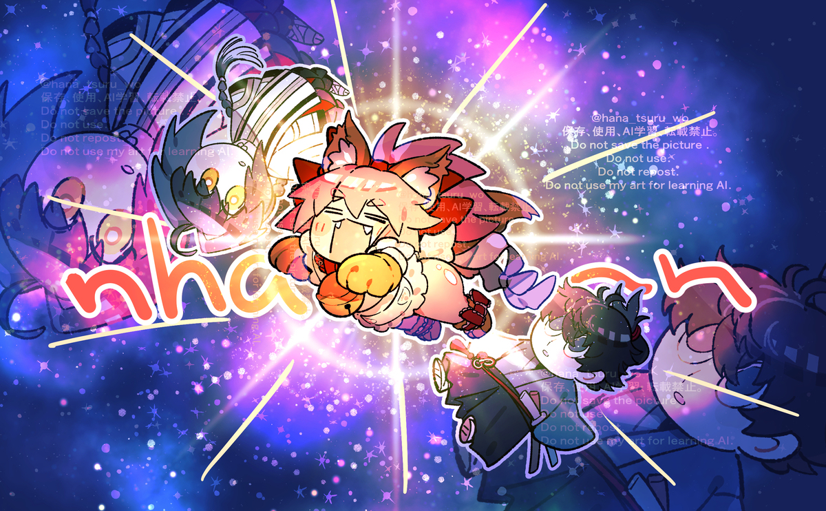 宇宙猫和伊织和saber