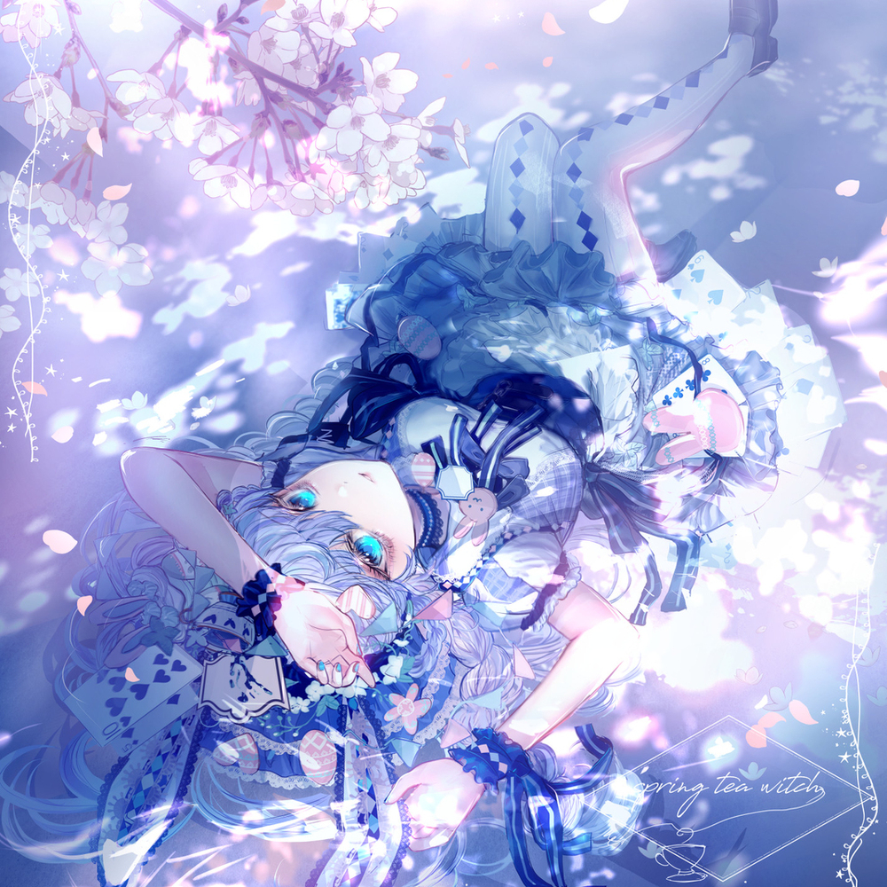 春天和樱花的红茶魔女(全身版)