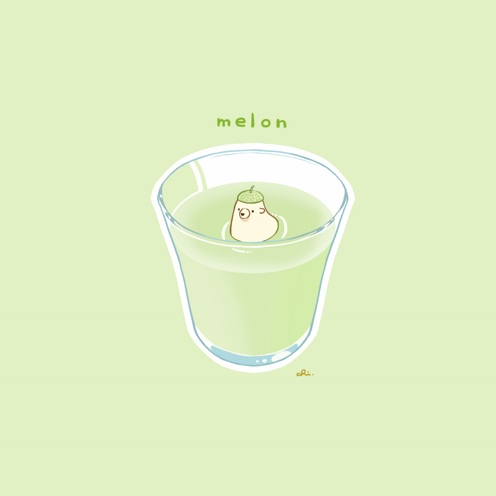 甜瓜冰沙