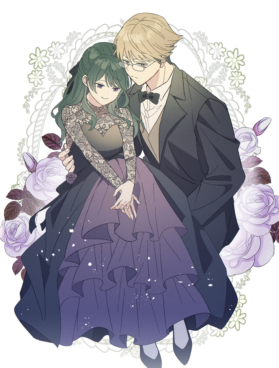 上色的花