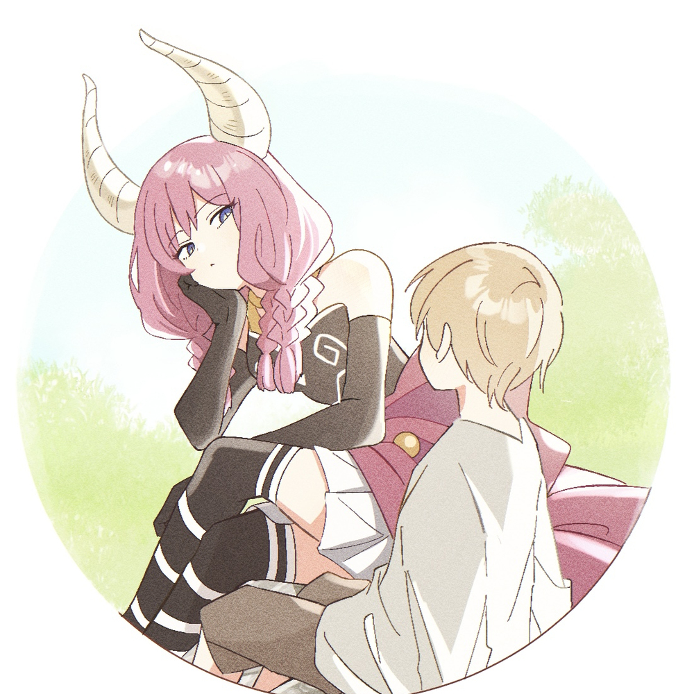 上色的花