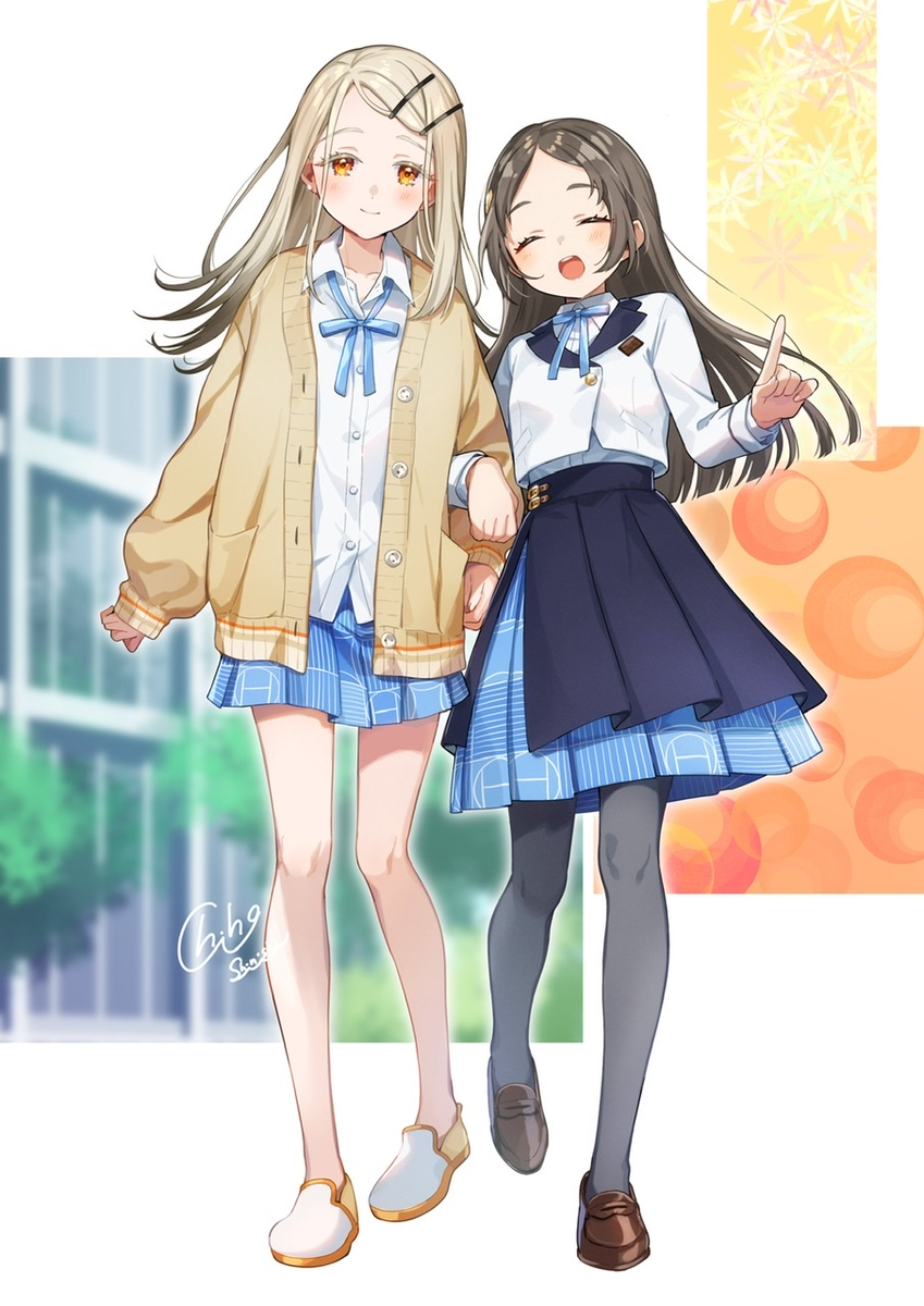 如果两个便服派的人穿制服上学