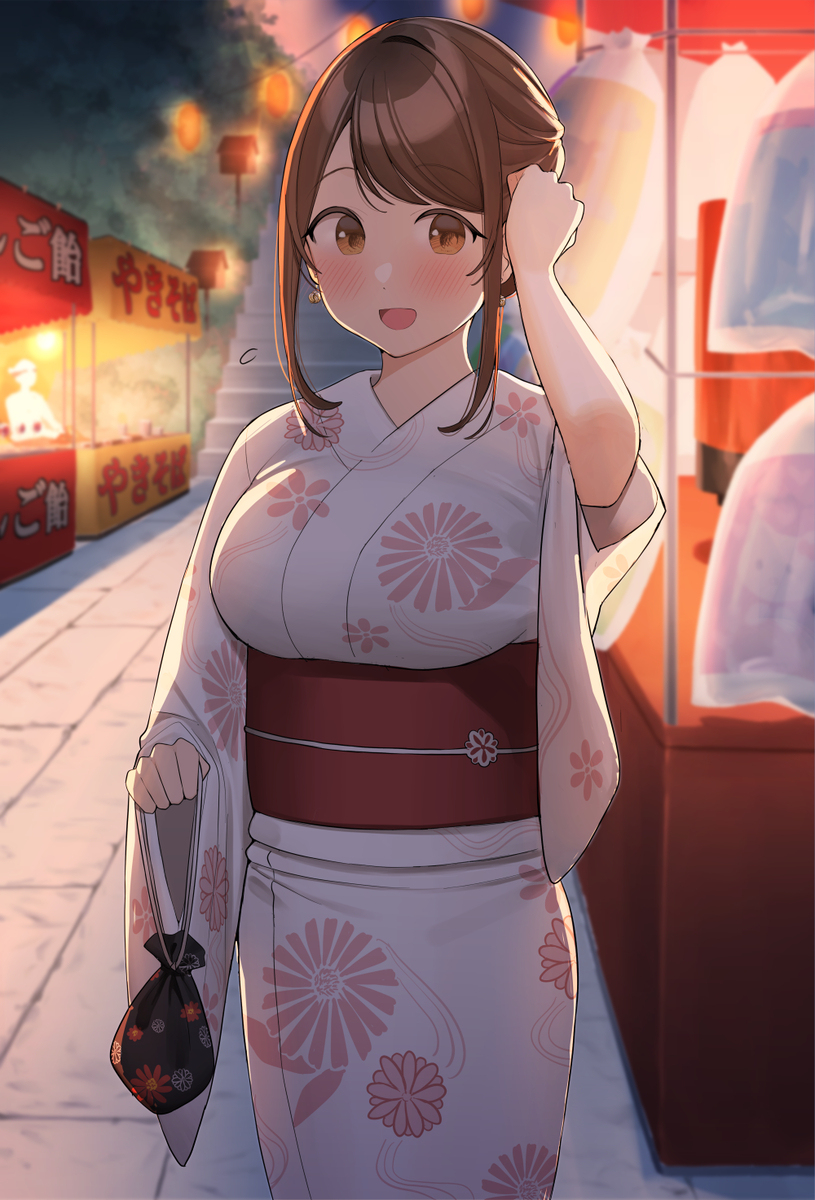浴衣OL
