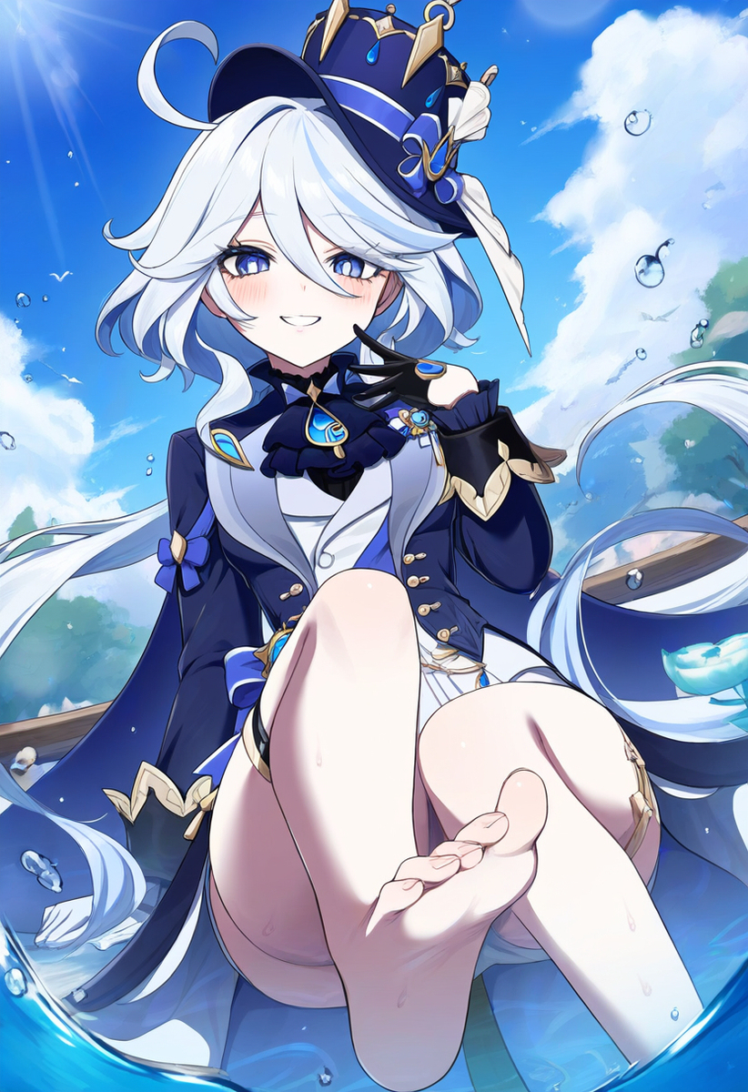 芙宁娜腿_原神_genshin impact - 插画世界(pixiv)