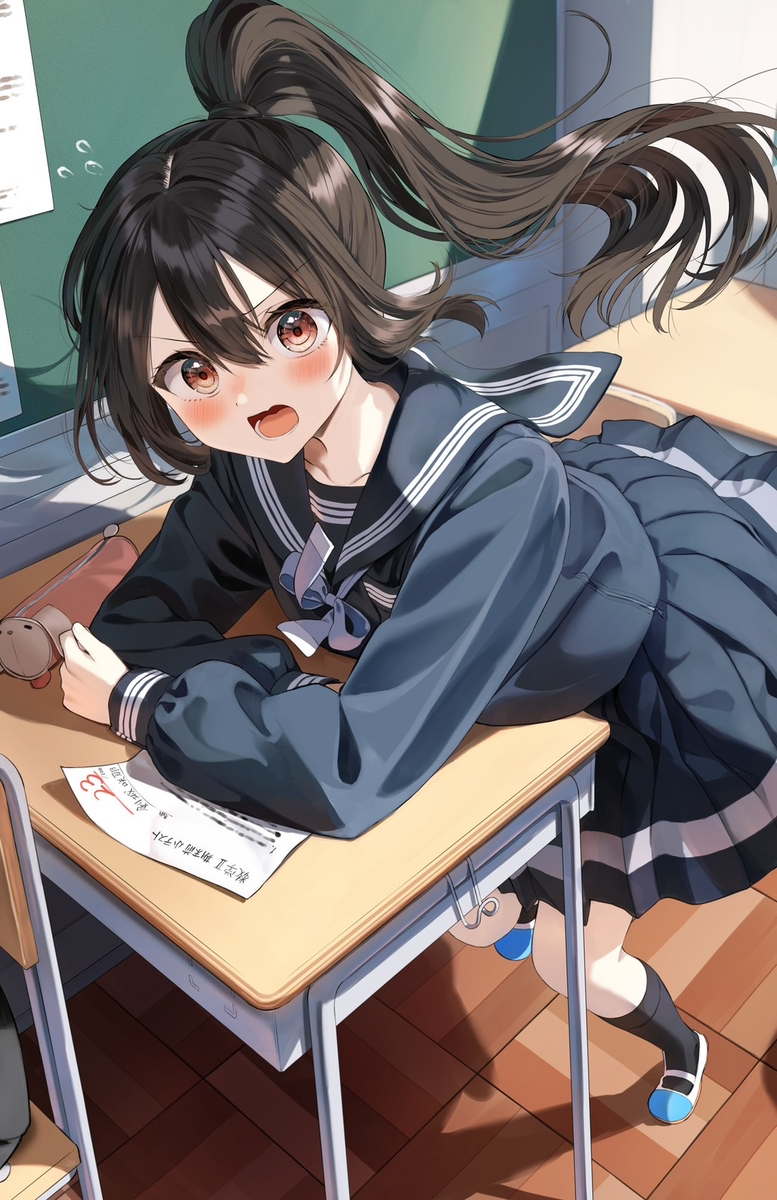 &ldquo;等一下不要看!作为班级委员不能看到这个&hellip;!”
