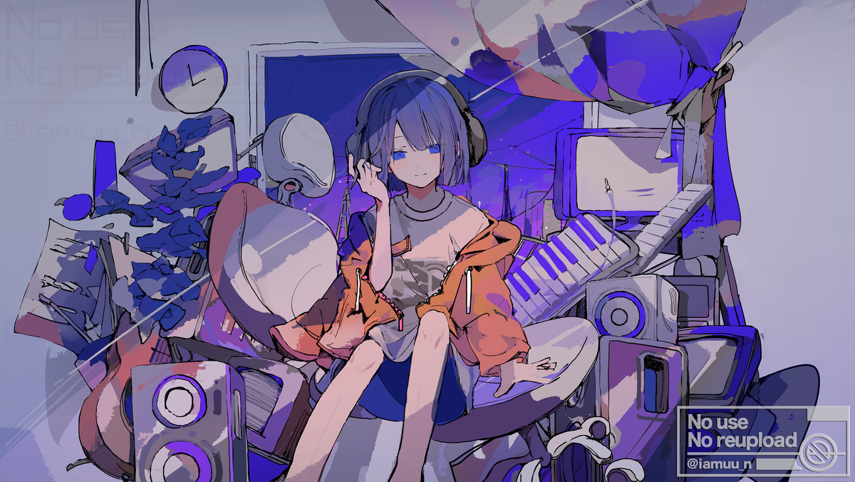 《Blender》MV插画