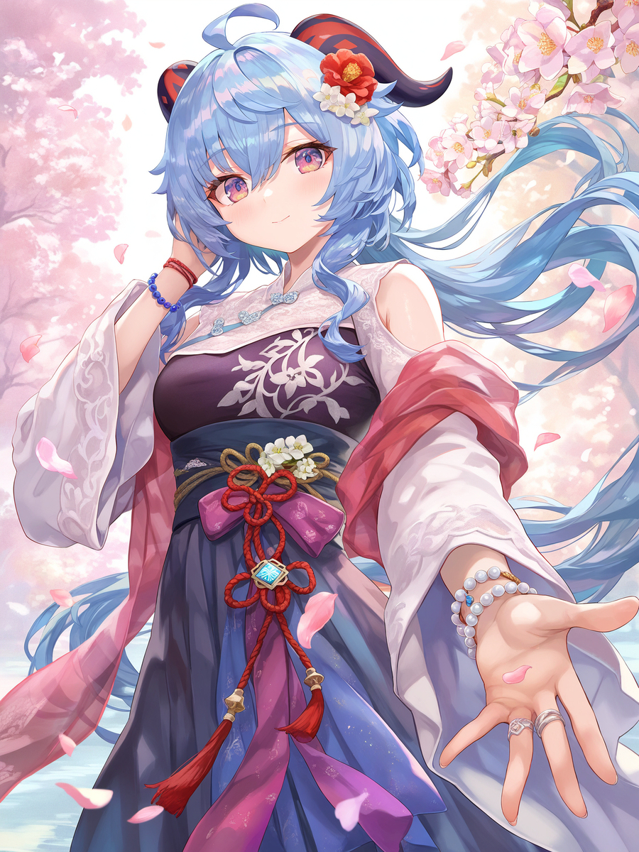 汉服甘雨